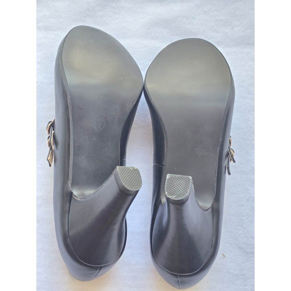 Journee Collection Womens Black Windy Mary Jane Pumps Size 9 - Picture 9 of 14